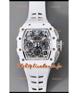 Richard Mille RM11-03 Titane/Céramique blanche Réplique Suisse 1:1 miroir de qualité
