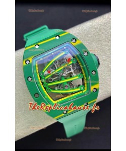 Richard Mille RM59-01 Véritable Mouvement Tourbillon en Boîtier Carbone NTPT Vert