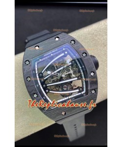 Richard Mille RM59-01 Véritable Mouvement Tourbillon dans un boîtier en carbone NTPT noir