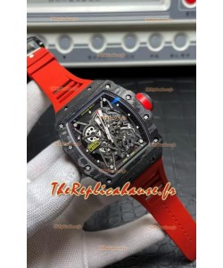 Montre Richard Mille RM35-02 Rafael Nadal Boîtier en fibre de carbone avec tourbillon véritable Super Clone