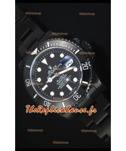 Reproduction de Montre Suisse en PVD Rolex Submariner Blaken