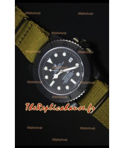 Reproduction de Montre Suisse Rolex Submariner Stealth MKIV PVD