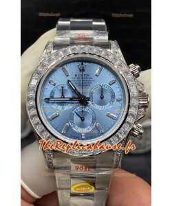 Rolex Cosmograph Daytona M116506-0002 ICE BLUE Cadran Original Cal.4130 Mouvement - Montre Ultimate 904L acier