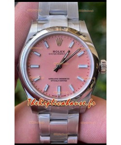 Rolex Oyster Perpetual REF#277200 31MM Mouvement suisse Réplique Suisse Cadran rose Acier 904L Miroir 1:1 Montre Réplique