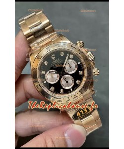 Rolex Daytona REF.126505 Cal 4131 1:1 Réplique Montre Suisse - Acier 904L Or Rose 