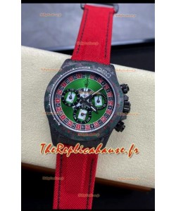 Rolex Daytona DiW NTPT carbone Lucky Player Casino Réplique Suisse Montre de qualité Miroir 1:1