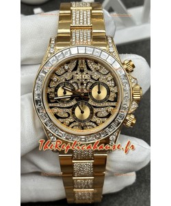 Rolex Cosmograph Daytona « Eye of the Tiger » Edition en or jaune 904L Montre réplique 1:1 