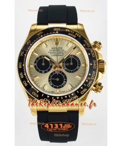 Rolex Cosmograph Daytona M126518 Boîtier et cadran en or jaune Mouvement original Cal.4131