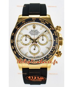 Rolex Cosmograph Daytona M126518 Or Jaune Cadran Blanc Mouvement original Cal.4131