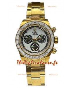 Rolex Daytona 116508 Neon Artisans De Geneve Montre en or jaune Réplique Suisse 