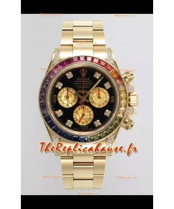 Rolex Cosmograph Daytona 116598BROW Or jaune Mouvement original Cal.4130 
