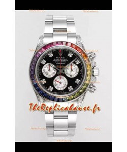 Rolex Cosmograph Daytona 116599RBOW Acier inoxydable Mouvement original Cal.4130 