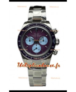 Rolex Daytona 116508 Bourgogne chaud De Geneve Montre en acier inoxydable Réplique Suisse 