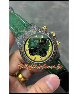 Rolex Cosmograph Daytona Edition DiW Montre en fibre de carbone - Mouvement Cal.4130 