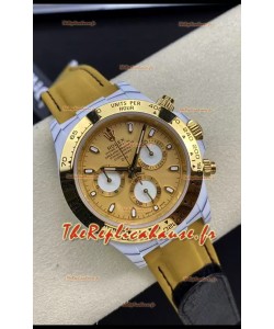 Rolex Cosmograph Daytona DiW GOLDEN ESSENCE Edition en fibre de carbone blanche - Mouvement Cal.4130 