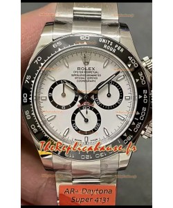 Rolex Cosmograph Daytona M126500LN Cadran blanc Mouvement original Cal.4131 - Montre en acier 904L