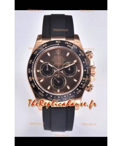 Rolex Cosmograph Daytona M116515 Or rose Mouvement original Cal.4130 - Montre en acier 904L
