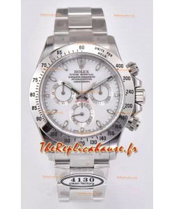 Rolex Cosmograph Daytona M116520-78590 Mouvement original Cal.4130 - 904L Montre en acier