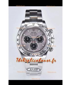 Montre Rolex Cosmograph Daytona M116509 Mouvement original Cal.4130 - Montre en acier 904L Cadran gris