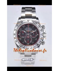 Rolex Cosmograph Daytona M116519 Original Cal.4130 Movement - 904L Steel Watch Black Dial