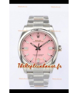 Rolex Oyster Perpetual REF#126000 36MM Swiss Movement Réplique Suisse Cadran rose Acier 904L Miroir 1:1 Montre Réplique