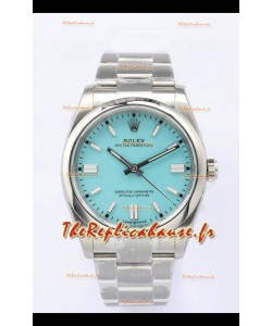 Rolex Oyster Perpetual REF#126000 36MM Mouvement suisse Réplique Suisse Cadran bleu Acier 904L Miroir 1:1 