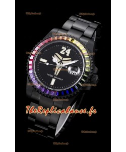 Montre Rolex Submariner Suisse Edition Kobe Bryant Réplique Suisse dans un boîtier revêtement PVD