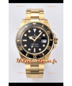 Rolex Submariner 41MM Date Céramique Or m126618ln - Réplique miroir 1:1 - Montre ultime en acier 904L