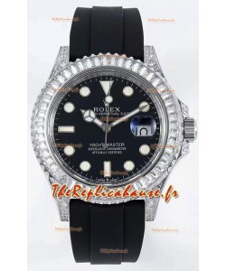 Rolex Yachtmaster 226679TBR Or blanc 42MM Cal.3135 Suisse 1:1 Ultimate Montre en acier 904L