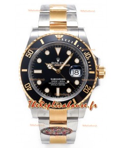 Rolex Submariner 41MM Dates céramique bicolore 126613LN - Montre réplique 1:1 ultime en acier 904L 