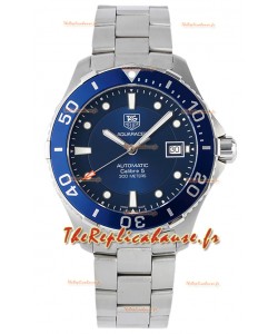 Tag Heuer Aquaracer Calibre 5 Réplique Montre 1:1 Cadran Bleu 904L Acier 41MM