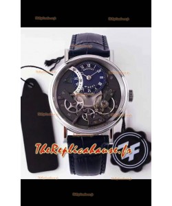 Montre Breguet Tradition 7057BR/R9/9W6 Boîtier acier Double Tourbillon Réplique Suisse