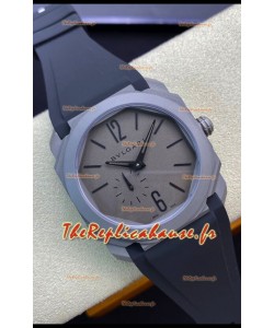 Bvlgari Octo Finissmo Edition 1:1 Miroir Réplique Boîtier Céramique Sablée