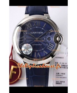 Ballon De Cartier Suisse Automatique 1:1 Miroir 33MM en Acier Inoxydable 