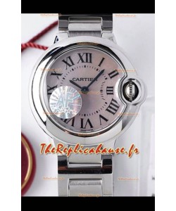 Ballon De Cartier Suisse Quartz 1:1 Miroir 1:1 28MM en Acier Boîtier Cadran Perle Blanche 