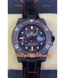 Réplique Suisse de la montre Rolex Submariner DiW Carbon Fiber Edition - Réplique Miroir 1:1
