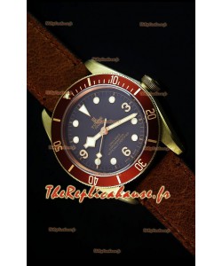 Replica Suisse Tudor Heritage Bay en Bronze 1:1 Edition Replica Miroir avec Deux Bracelets