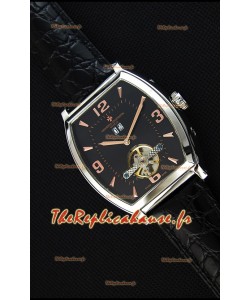 Montre Vacheron Constantin Malte Tourbillon Japonaise à Cadran Noir Réplique