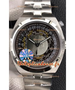 Vacheron Constantin Overseas World Time Edition Cadran Gris Montre Suisse Réplique 