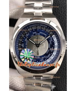 Vacheron Constantin Overseas World Time Edition Cadran bleu Réplique Montre Suisse 