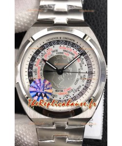 Vacheron Constantin Overseas World Time Edition Cadran Blanc Réplique Montre Suisse 
