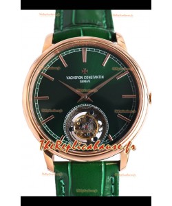 Vacheron Constantin Traditionelle Suisse Tourbillon Or Rose Montre réplique 1:1 miroir
