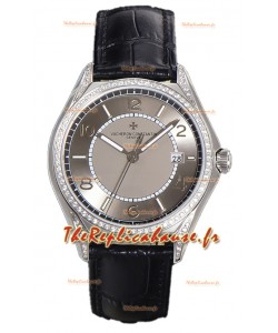Vacheron Constantin Fiftysix Edition 904L Acier Réplique 1:1 Cadran Gris 