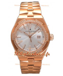 Vacheron Constantin Overseas Cadran acier or rose 35MM Réplique Montre Suisse 