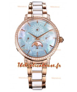Vacheron Constantin Traditionelle Quantième Perpétuel Or Rose Ultra Fin Réplique Suisse