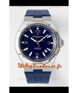 Vacheron Constantin Overseas Montre Réplique Suisse 1:1 Mirror en Acier Cadran Bleu - Bracelet Caoutchouc