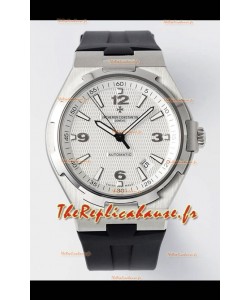 Vacheron Constantin Overseas Montre réplique miroir 1:1 en cadran blanc -bracelet caoutchouc