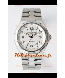 Vacheron Constantin Overseas Montre réplique miroir suisse 1:1 en cadran blanc - bracelet acier