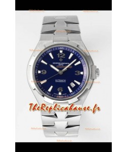 Vacheron Constantin Overseas Montre réplique miroir suisse 1:1 cadran bleu acier - bracelet acier