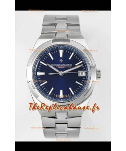 Vacheron Constantin Overseas Montre réplique miroir suisse 1:1 en acier cadran bleu 